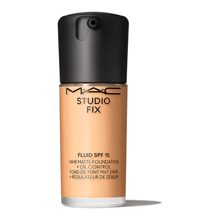 M·A·C Studio Fix Fluid SPF 15 mat fondöten şişesi