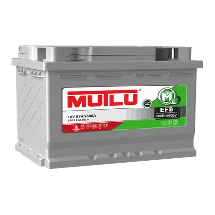 Mutlu Akü EFB 63 Ah 600 A akü
