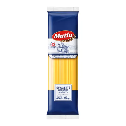 Mutlu Spagetti 500 g makarna paketi