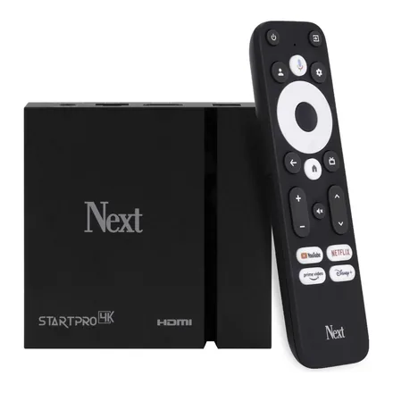 Next Start Pro 4K Google TV box ve sesli kumanda
