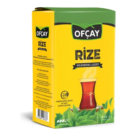 Ofçay Rize Dökme Çay 1000 g paketi