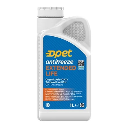 Opet Extended Life Antifreeze organik asit teknolojili antifriz 1 litre ambalaj