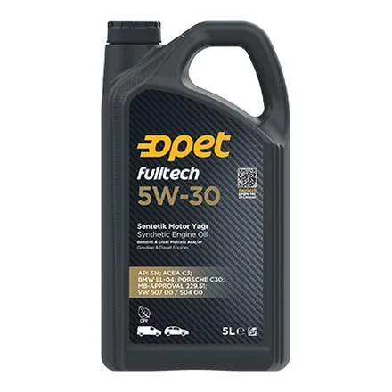 Opet Fuchs Fulltech 5W-30 sentetik motor yağı 5 litre