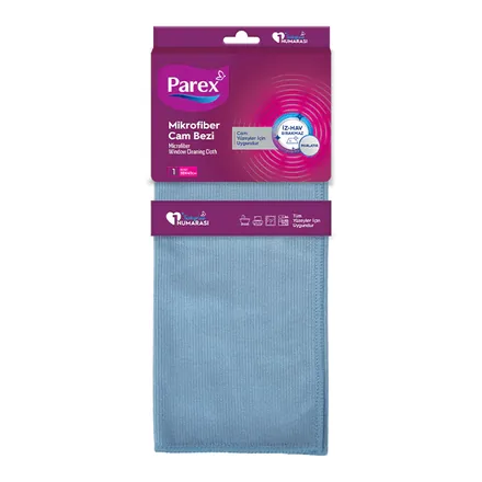 Parex petek dokulu mikrofiber cam bezi ambalajı