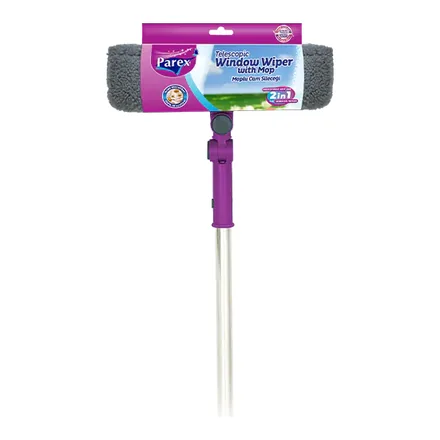 Parex moplu cam sileceği mikrofiber mop ve kauçuk dudak