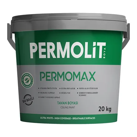 Permolit Permomax Tavan Boyası ambalajı