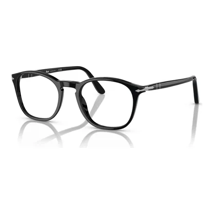 Persol PO3007V siyah asetat optik gözlük çerçevesi – üretici görseli
