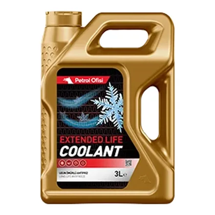 Petrol Ofisi Extended Life Coolant uzun ömürlü antifriz 3 litre ambalaj