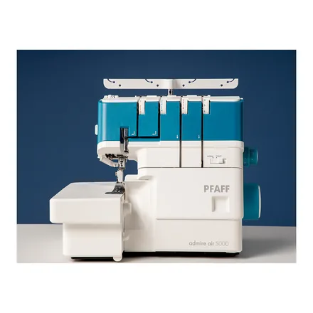 Pfaff Admire Air 5000 hava ile iplik geçirmeli overlok ve reçme makinesi