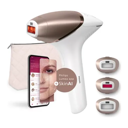 Philips Lumea 9900 Serisi BRI953/01 IPL lazer epilasyon aleti ve başlıkları