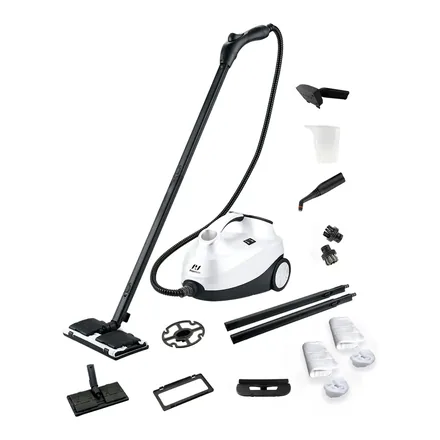 Pirantech CB-107C çok fonksiyonlu buharlı temizlik makinesi ve aparatları