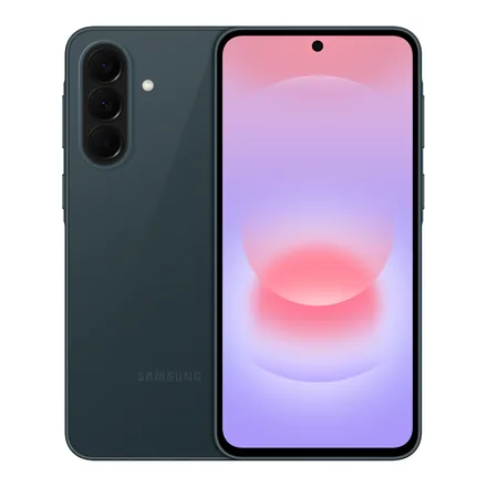 Samsung Galaxy A37 5G koyu yeşil renk ön ve arka görünüm – üretici görseli