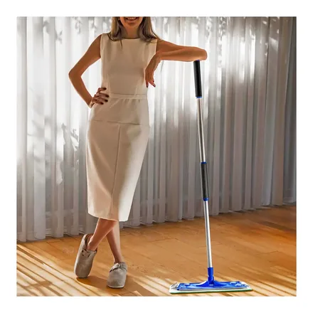 Silva Mop 3’lü Set teleskopik saplı düz mop