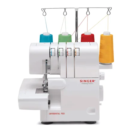 Singer 14SH654 renk kodlu iplik kılavuzlu ev tipi overlok makinesi