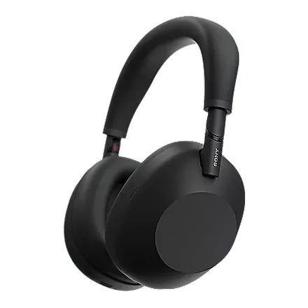 Sony WH-1000XM6 siyah kulak üstü gürültü engellemeli kulaklık – üretici görseli