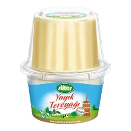 Sütaş Yayık Tereyağı 500 g kase ambalajı