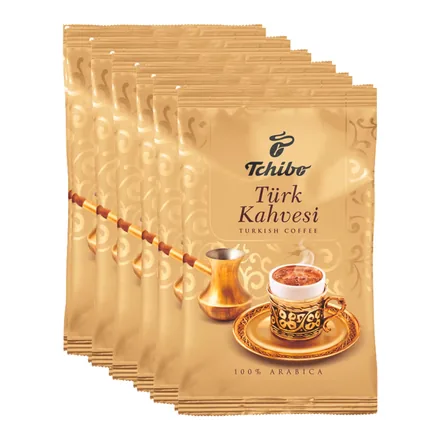 Tchibo Türk Kahvesi 100 g paketler, 6’lı
