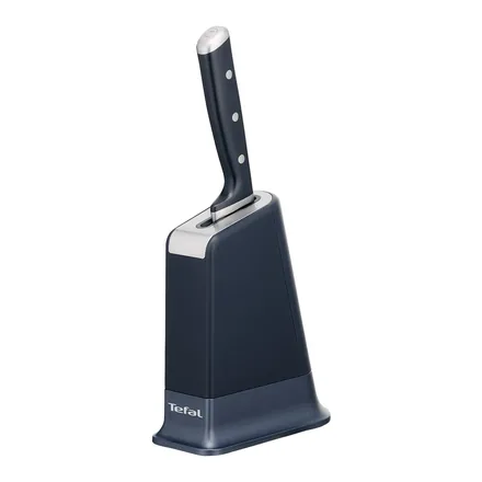 Tefal Eversharp şef bıçağı 20 cm ve içinde bileyici bulunan stand – üretici görseli