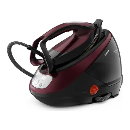 Tefal Pro Express Protect GV9230 buhar kazanlı ütü, bordo ve siyah gövde – üretici görseli