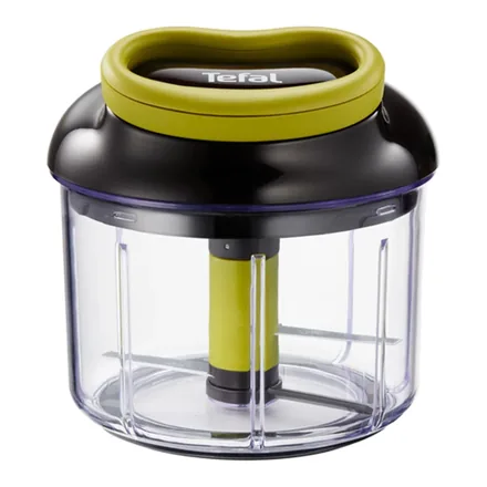 Tefal Manuel Rondo 900 ml siyah-yeşil ipli elle doğrayıcı