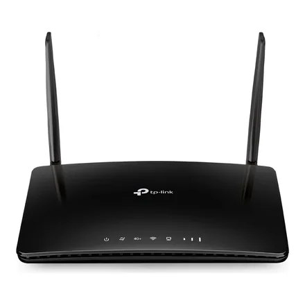TP-Link Archer MR600 siyah iki antenli 4G+ Cat6 modem – üretici görseli