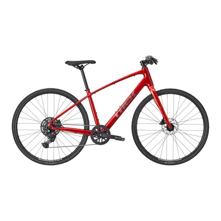 Trek FX 2 Gen 4 hibrit şehir bisikleti, kırmızı – üretici görseli
