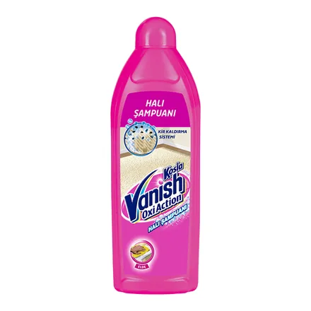 Vanish Kosla Halı Şampuanı Elde Oxi Action şişesi
