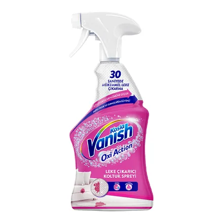 Vanish Kosla Oxi Action Leke Çıkarıcı Koltuk Spreyi şişesi