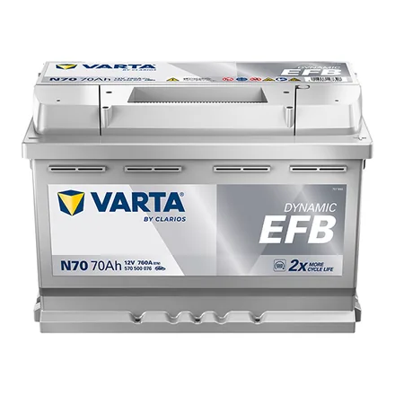 Varta Dynamic EFB N70 70 Ah akü