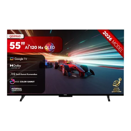 Vestel 55QG9960 55 inç 4K QLED Google TV televizyon