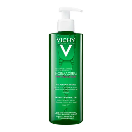 Vichy Normaderm Phytosolution Arındırıcı Yüz Temizleme Jeli pompalı şişe – üretici görseli