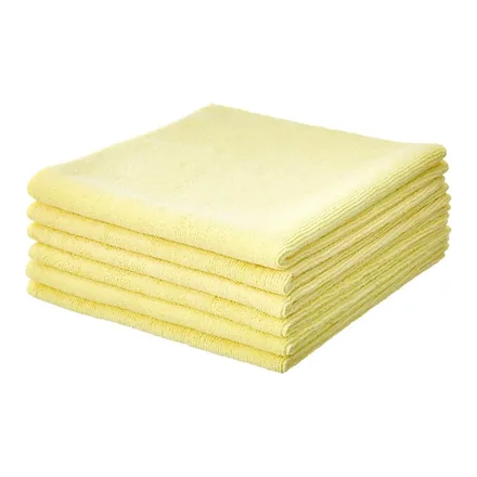 Wilma Secret Pro sarı 40x40 cm 250 GSM mikrofiber bez 5'li paket