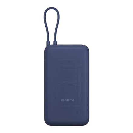 Xiaomi 33 W Power Bank 20000mAh, dahili USB-C kablolu, lacivert – üretici görseli