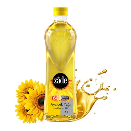 Zade Ayçiçek Yağı 1 L PET şişe